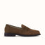 Wilde Brown Suede Penny Loafer - Men's