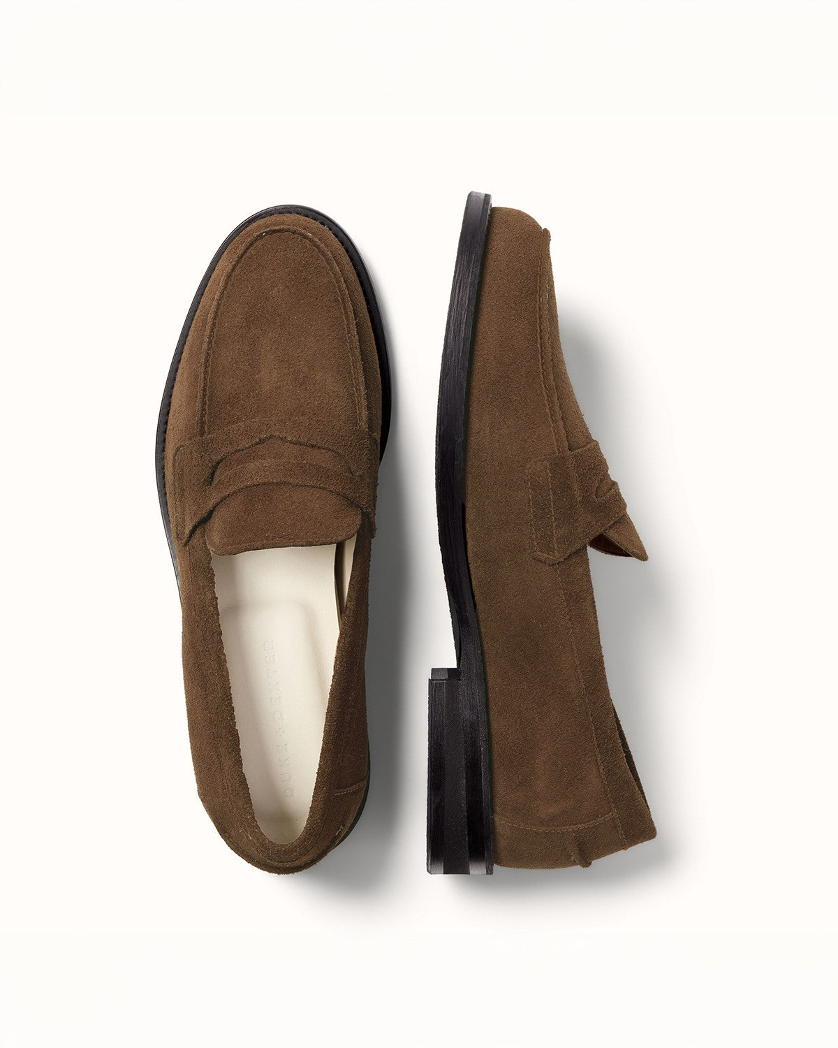 Wilde Brown Suede Penny Loafer - Men's