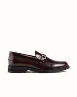 Wilde Buffed Burgundy Plus Bit Loafer - Men's
