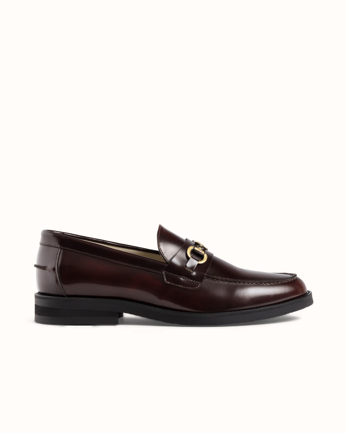 Wilde Buffed Burgundy Plus Bit Loafer - Men's