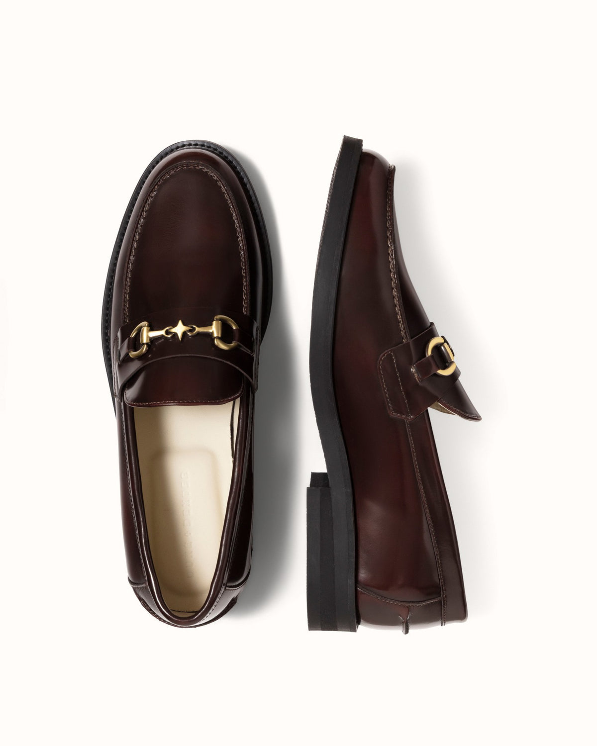 Wilde Buffed Burgundy Plus Bit Loafer - Men's