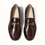 Wilde Buffed Burgundy Plus Bit Loafer - Men's