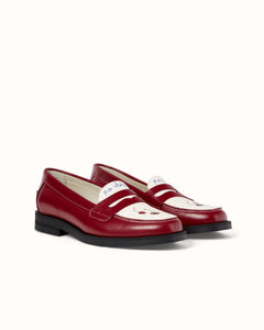 Wilde Cherry Red Penny Loafer - Women's