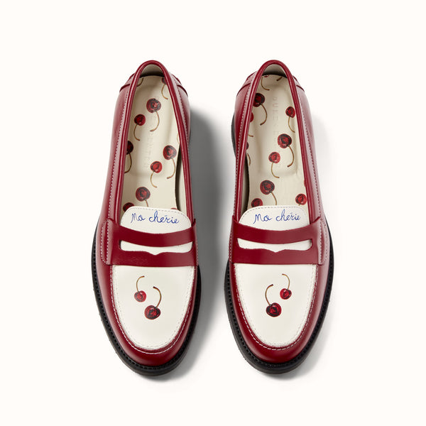 Wilde Cherry Red Penny Loafer - Women's