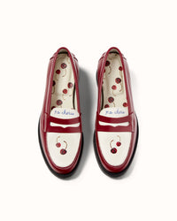 Wilde Cherry Red Penny Loafer - Women's