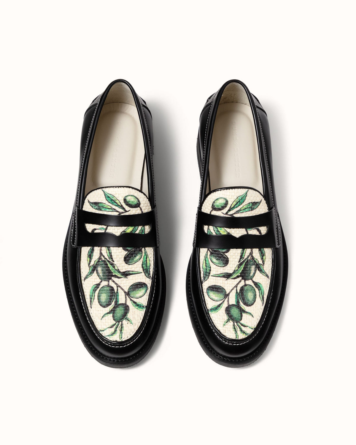 Wilde Olive Raffia Penny Loafer - Men's