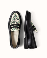 Wilde Olive Raffia Penny Loafer - Men's