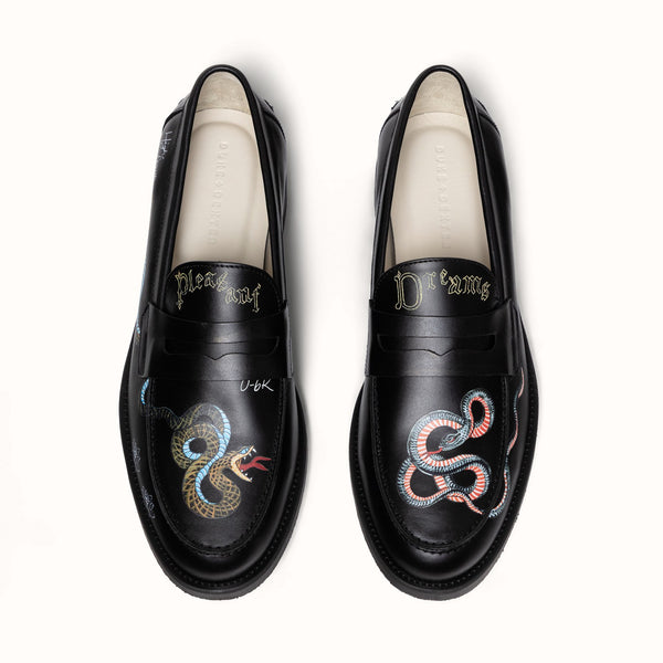Wilde Pleasant Dreams Snake Penny Loafer - Men's
