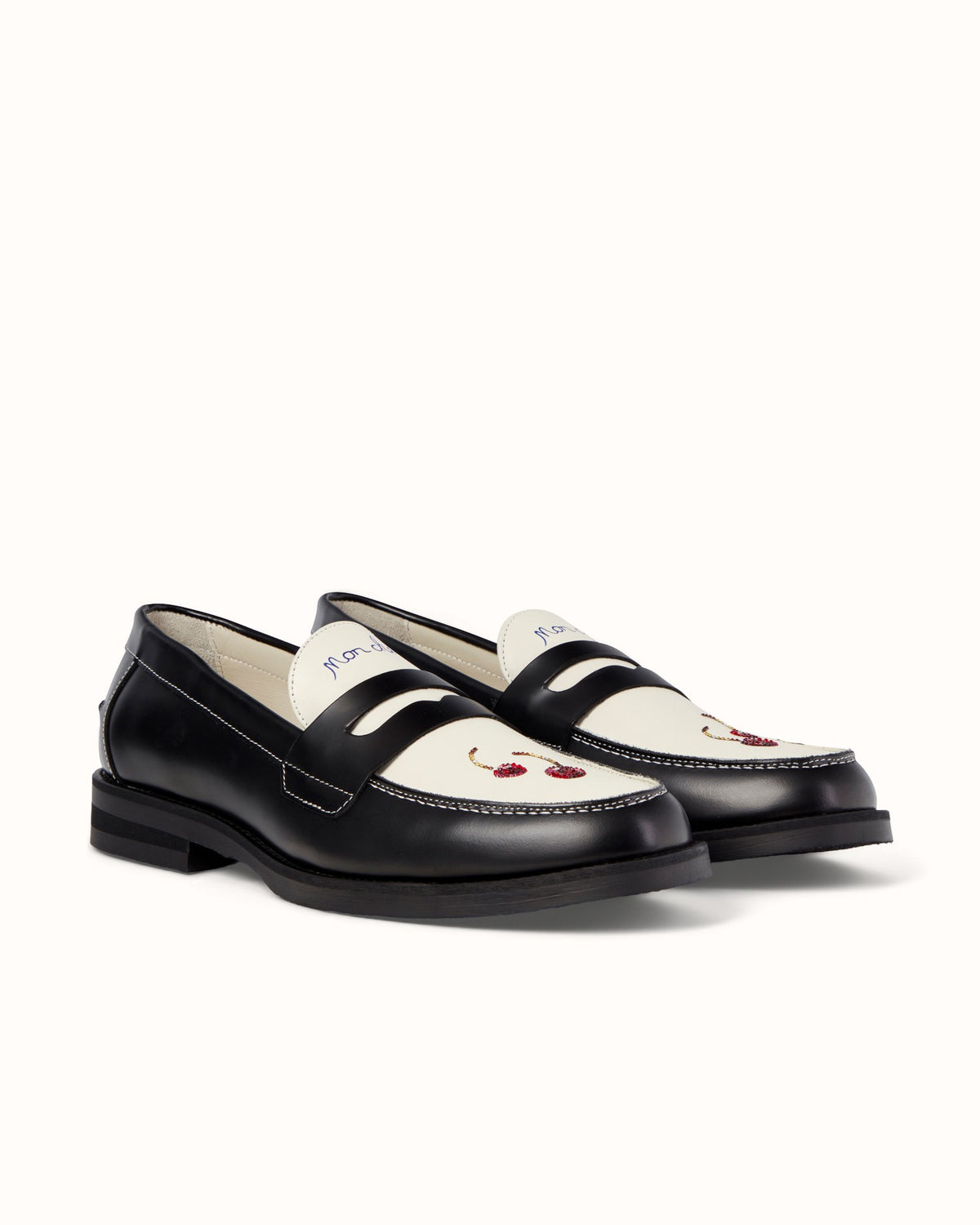Wilde Swarovski Crystals Cherry Penny Loafer - Men's