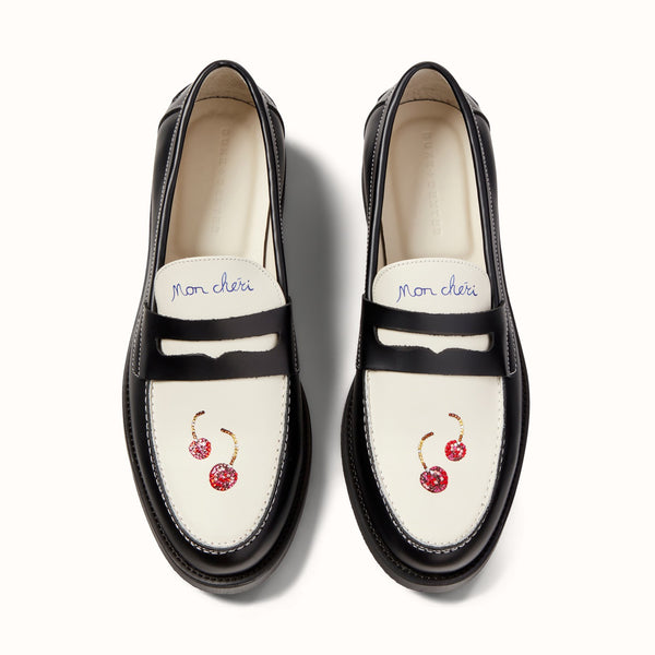 Wilde Swarovski Crystals Cherry Penny Loafer - Men's