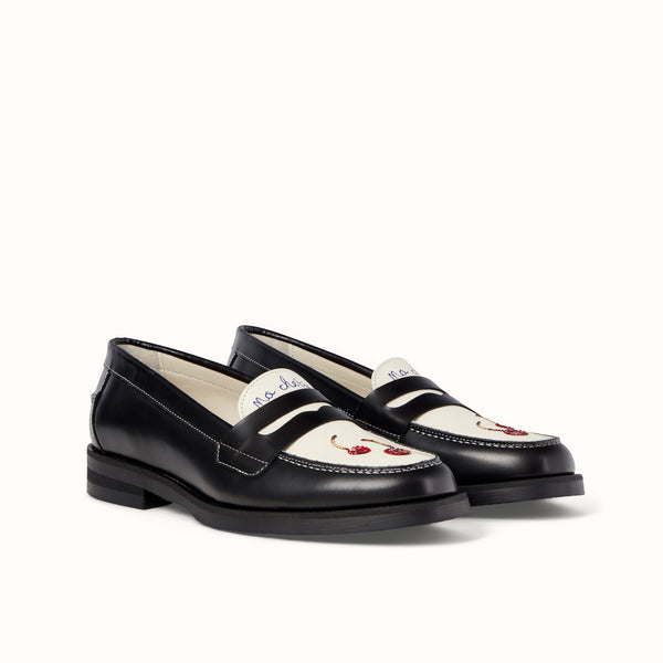 Wilde Swarovski Crystals Cherry Penny Loafer - Women's