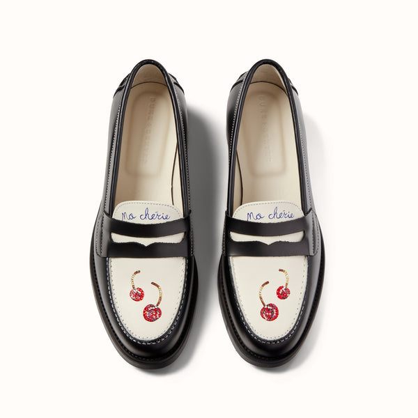 Wilde Swarovski Crystals Cherry Penny Loafer - Women's