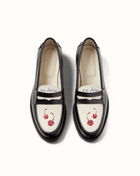 Wilde Swarovski Crystals Cherry Penny Loafer - Women's