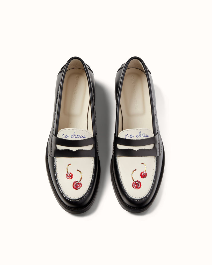 Wilde Swarovski Crystals Cherry Penny Loafer