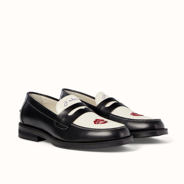 Wilde Swarovski Crystals Kiss Penny Loafer - Men's