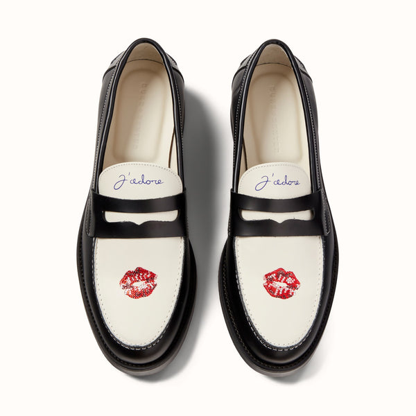 Wilde Swarovski Crystals Kiss Penny Loafer - Men's