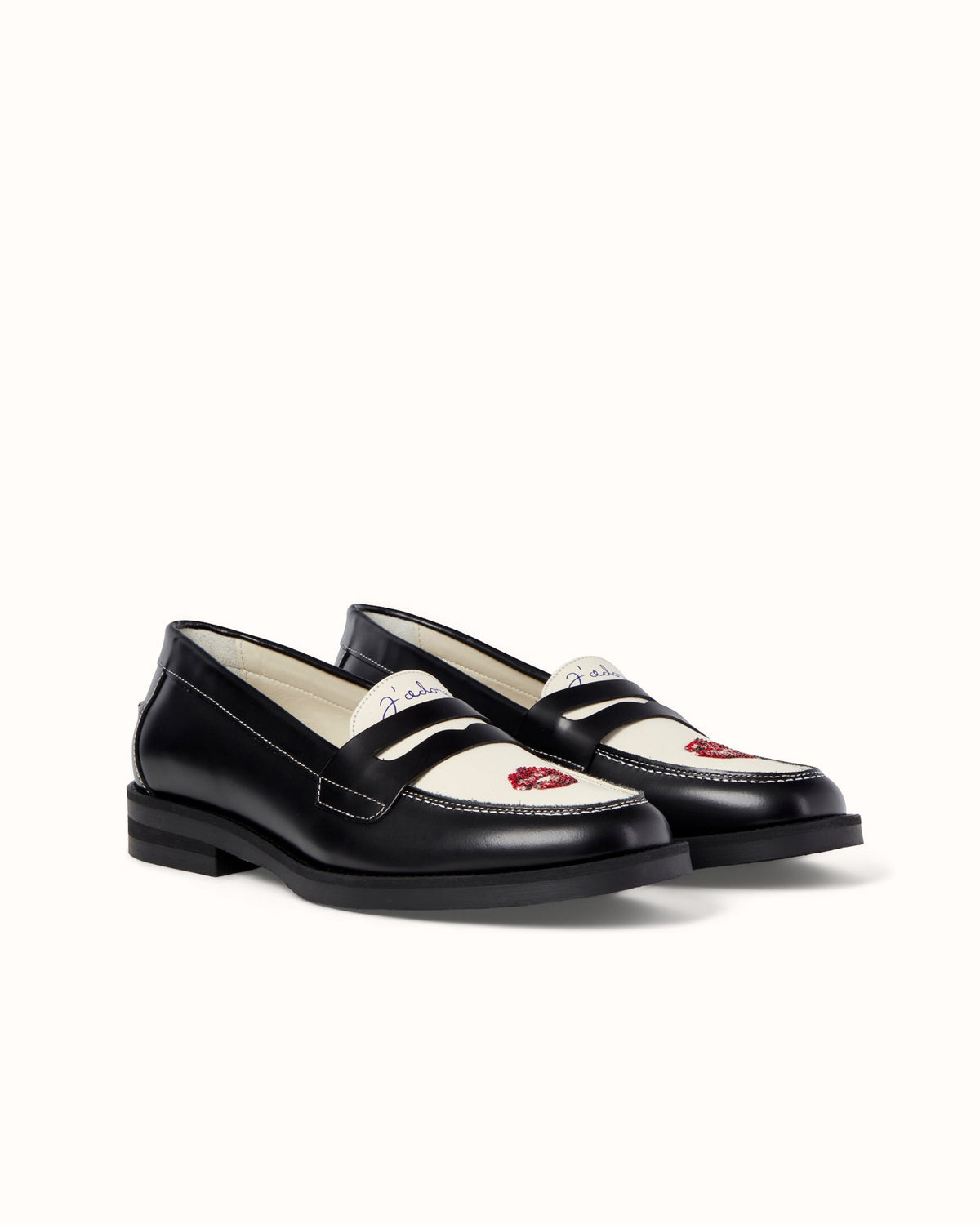 Wilde Swarovski Crystals Kiss Penny Loafer - Women's