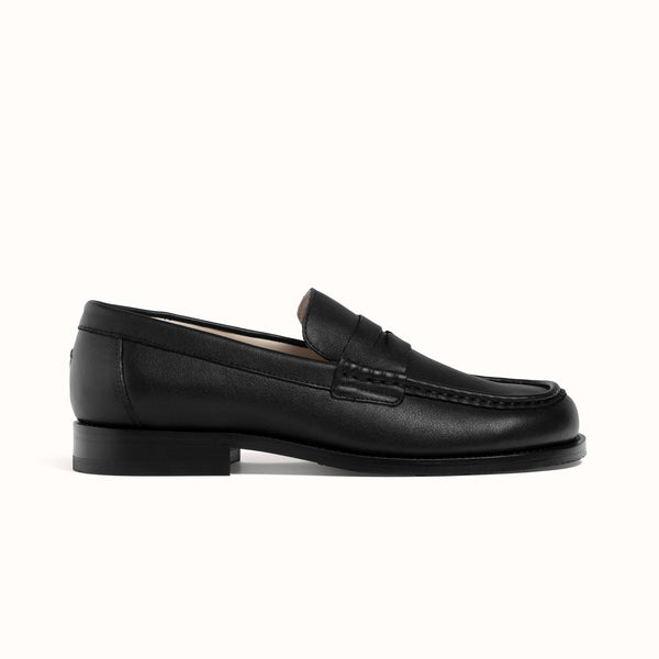 Willis Black Penny Loafer - Men's