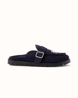 Winston NY Navy Suede Mule - Men's