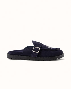 Winston NY Navy Suede Mule - Men's | DUKE + DEXTER