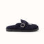 Winston NY Navy Suede Mule - Women's