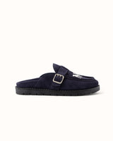 Winston NY Navy Suede Mule - Women's