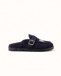 Winston NY Navy Suede Mule - Women's