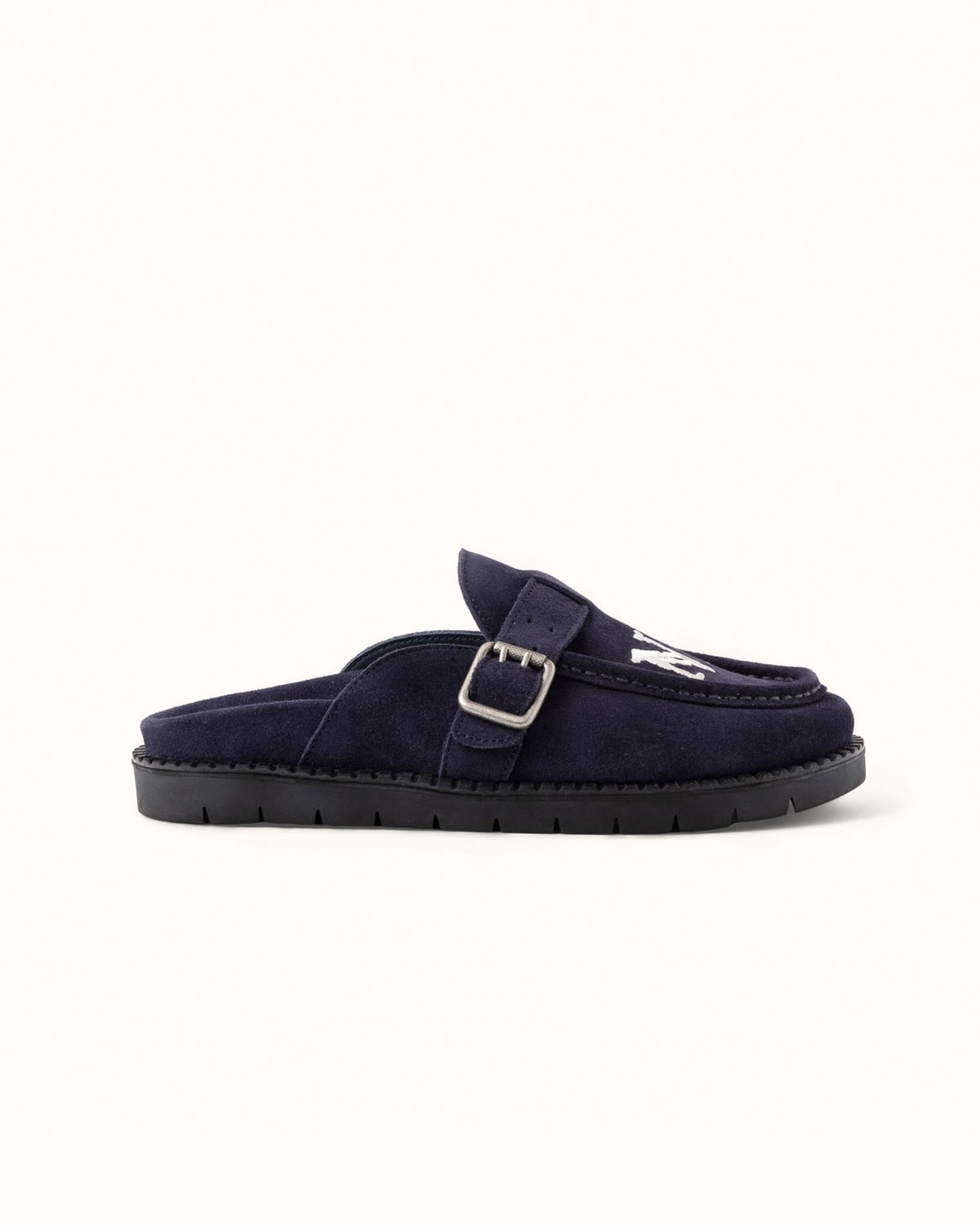 Winston NY Navy Suede Mule - Women's