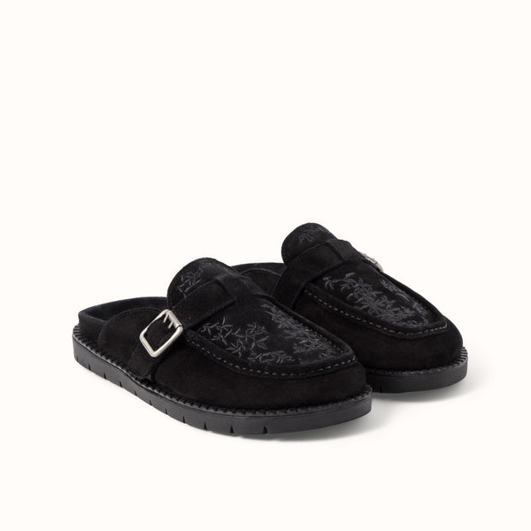 Winston Black Vine Mule - Women's