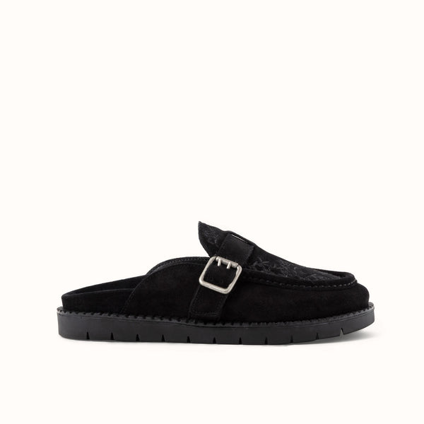 Winston Black Vine Mule - Women's