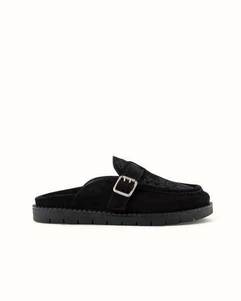 Winston Black Vine Mule - Women's
