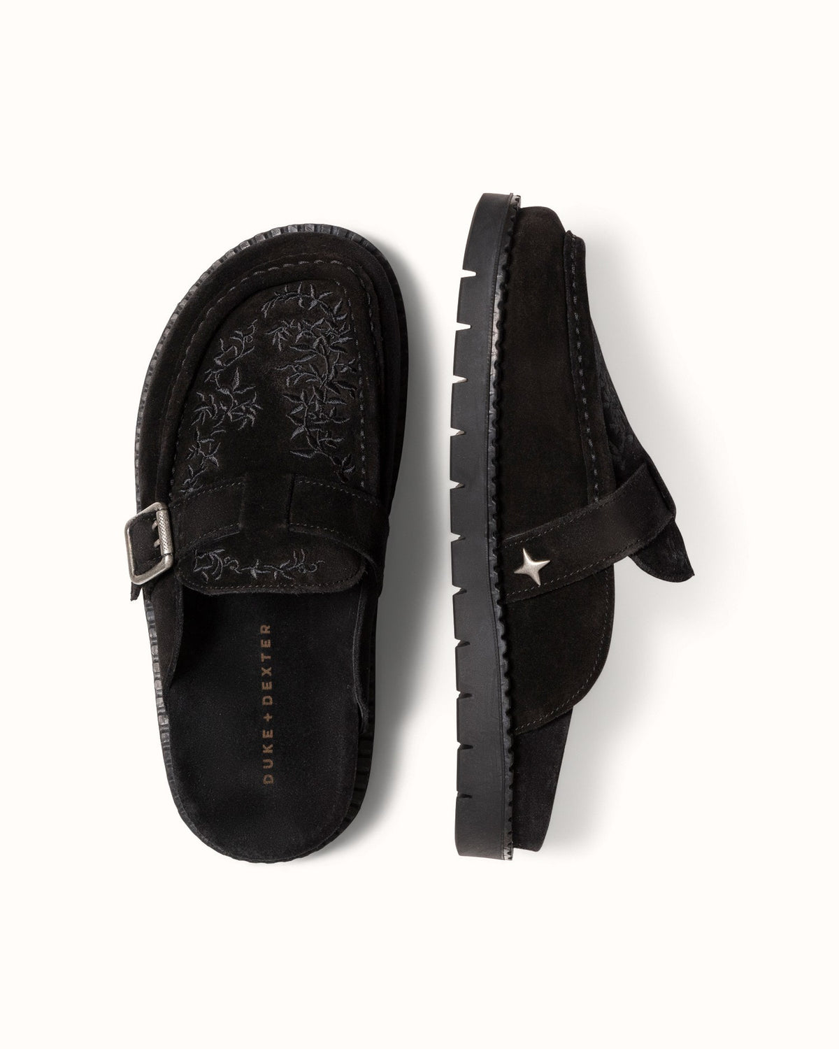 Winston Black Vine Mule - Women's
