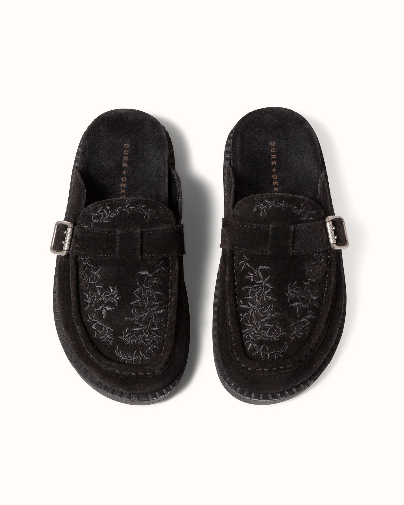 Winston Black Vine Mule - Women's | DUKE + DEXTER
