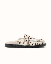 Winston Brown Cow Mule - Men's