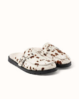 Winston Brown Cow Mule - Men's