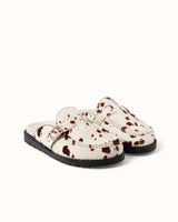 Winston Brown Cow Mule - Women's