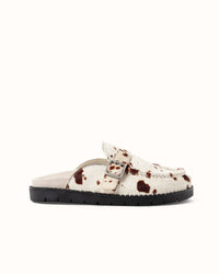 Winston Brown Cow Mule - Women's