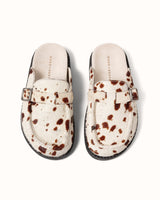 Winston Brown Cow Mule - Women's
