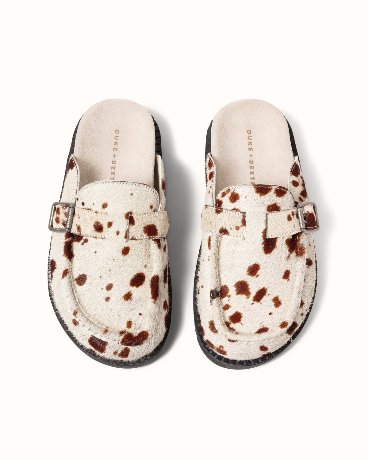Winston Brown Cow Mule - Women's