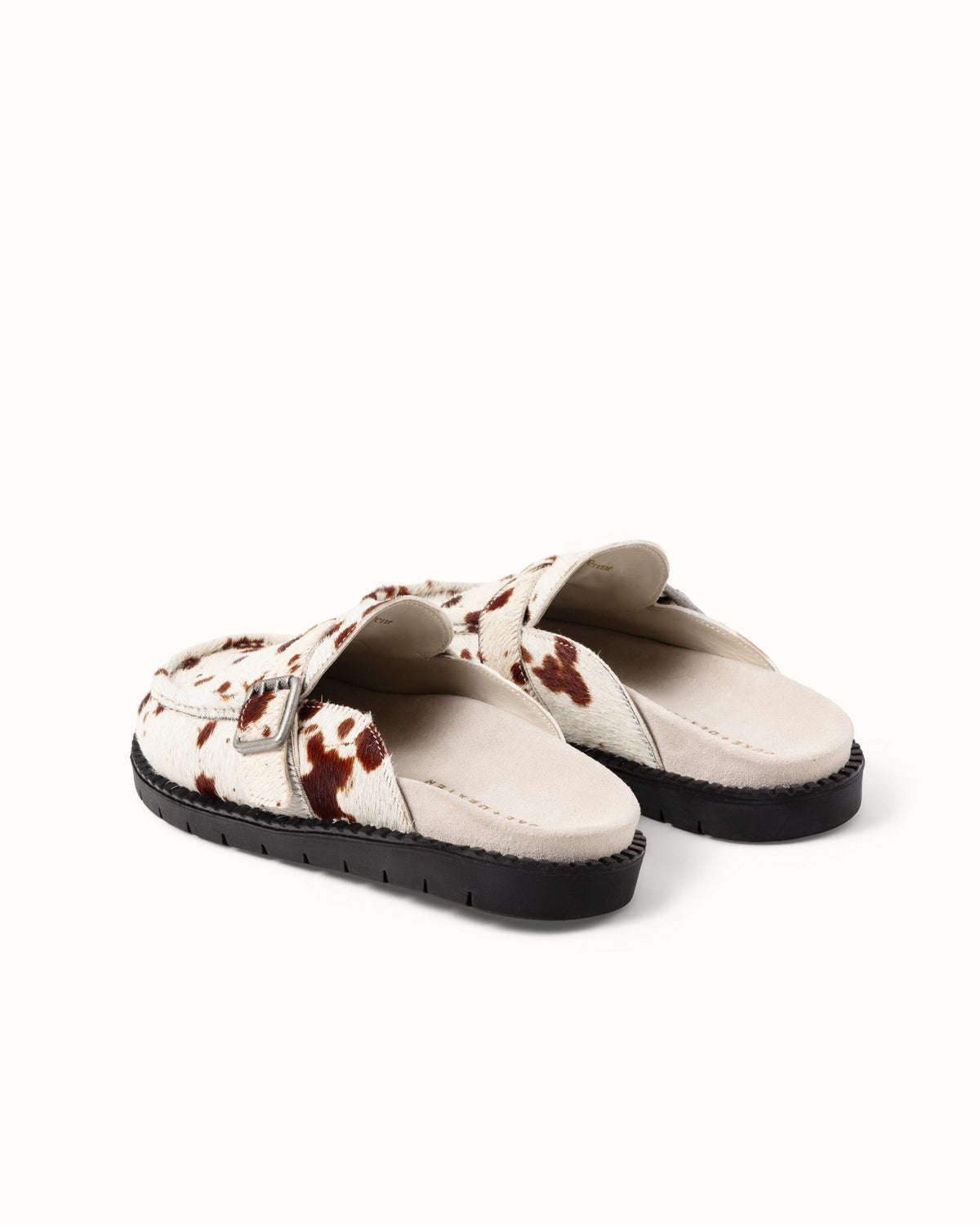 Winston Brown Cow Mule - Women's