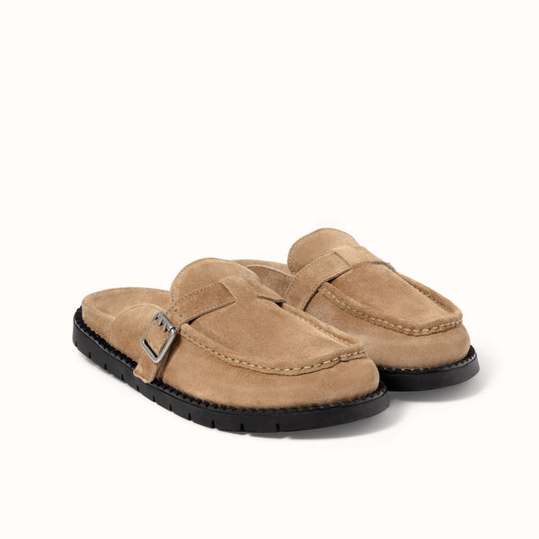 Winston Mocha Suede Mule - Women's