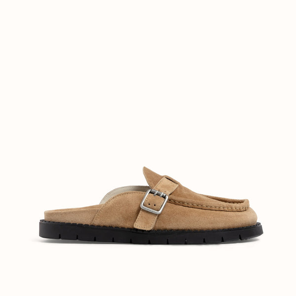 Winston Mocha Suede Mule - Women's