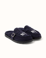 Winston NY Navy Suede Mule - Men's
