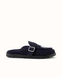 Winston NY Navy Suede Mule - Men's