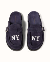 Winston NY Navy Suede Mule - Men's