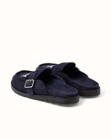 Winston NY Navy Suede Mule - Men's