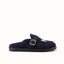 Winston NY Navy Suede Mule - Women's