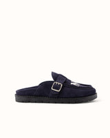 Winston NY Navy Suede Mule - Women's