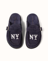 Winston NY Navy Suede Mule - Women's
