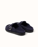 Winston NY Navy Suede Mule - Women's